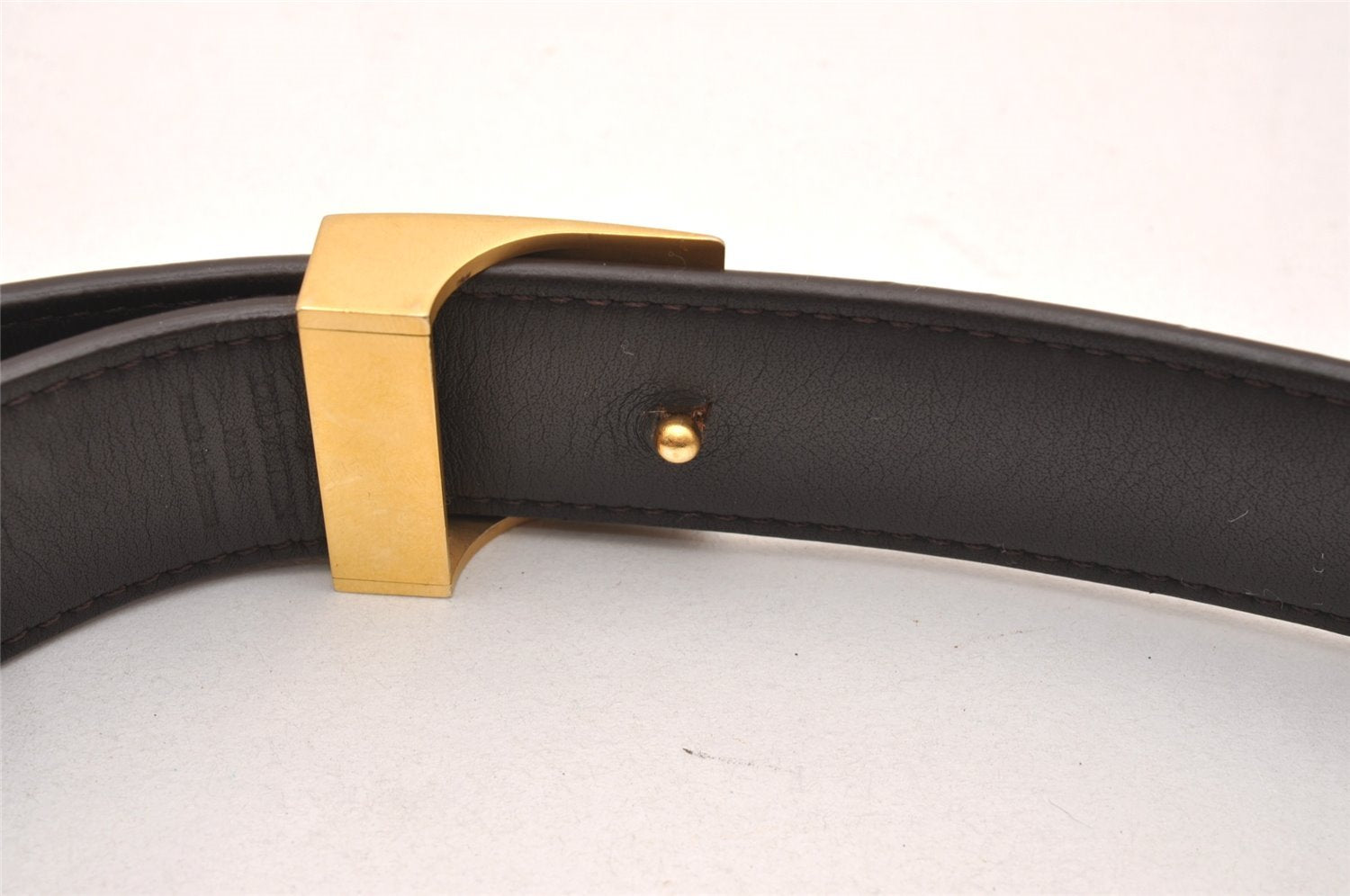 Authentic Louis Vuitton Damier Ceinture Carre Belt 95cm 37.4