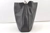 Authentic GUCCI Bamboo Vintage Shoulder Hand Bag Leather 0011577 Black 1258K