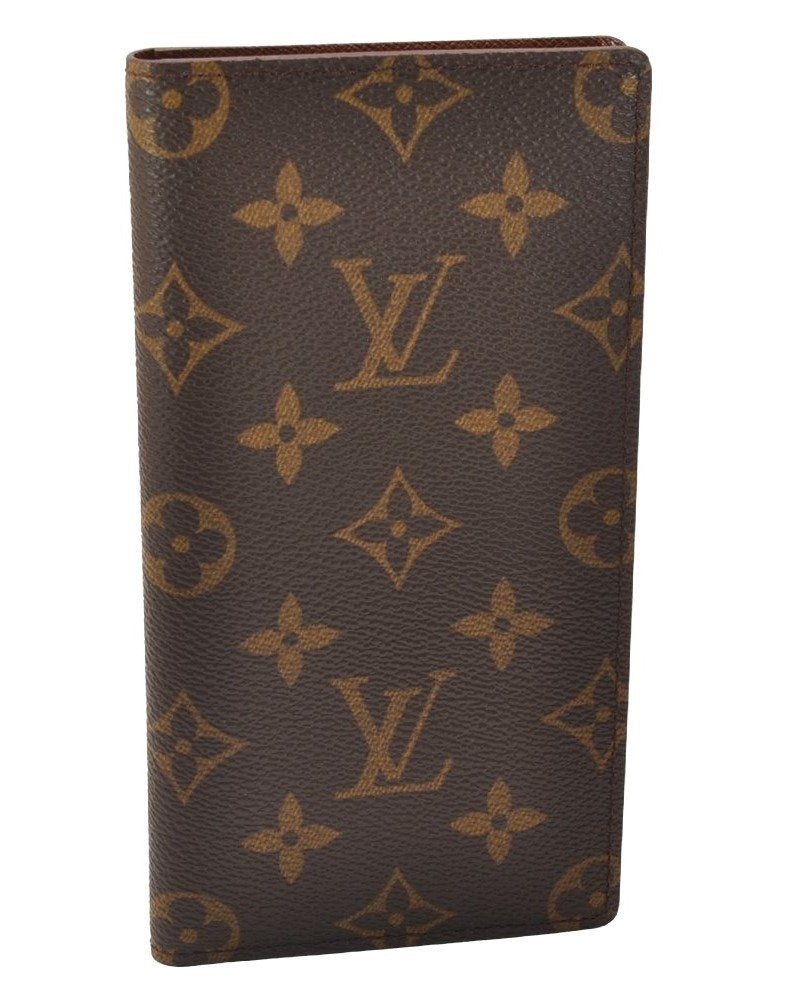 Auth Louis Vuitton Monogram Agenda Horizontal Notebook Cover R20008 LV 1259J