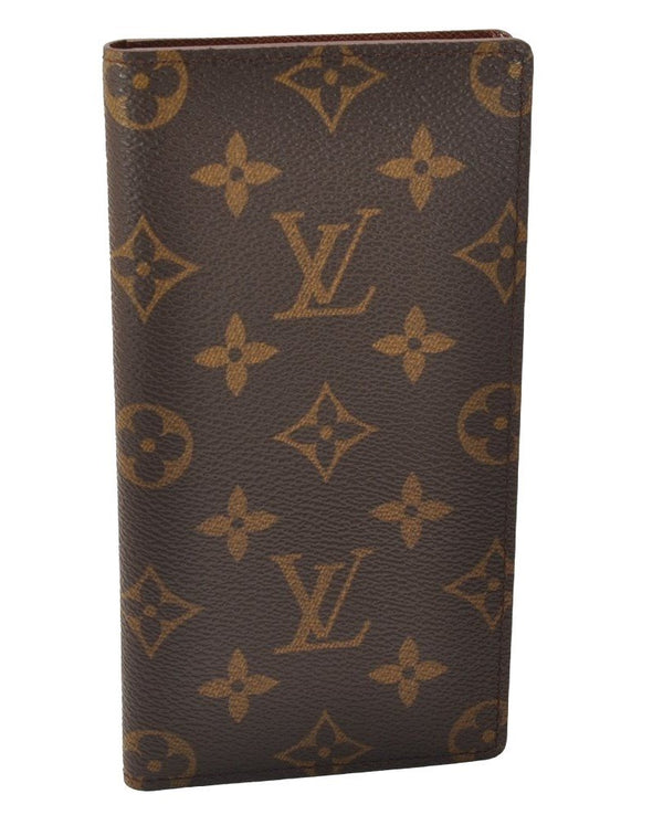 Auth Louis Vuitton Monogram Agenda Horizontal Notebook Cover R20008 LV 1259J