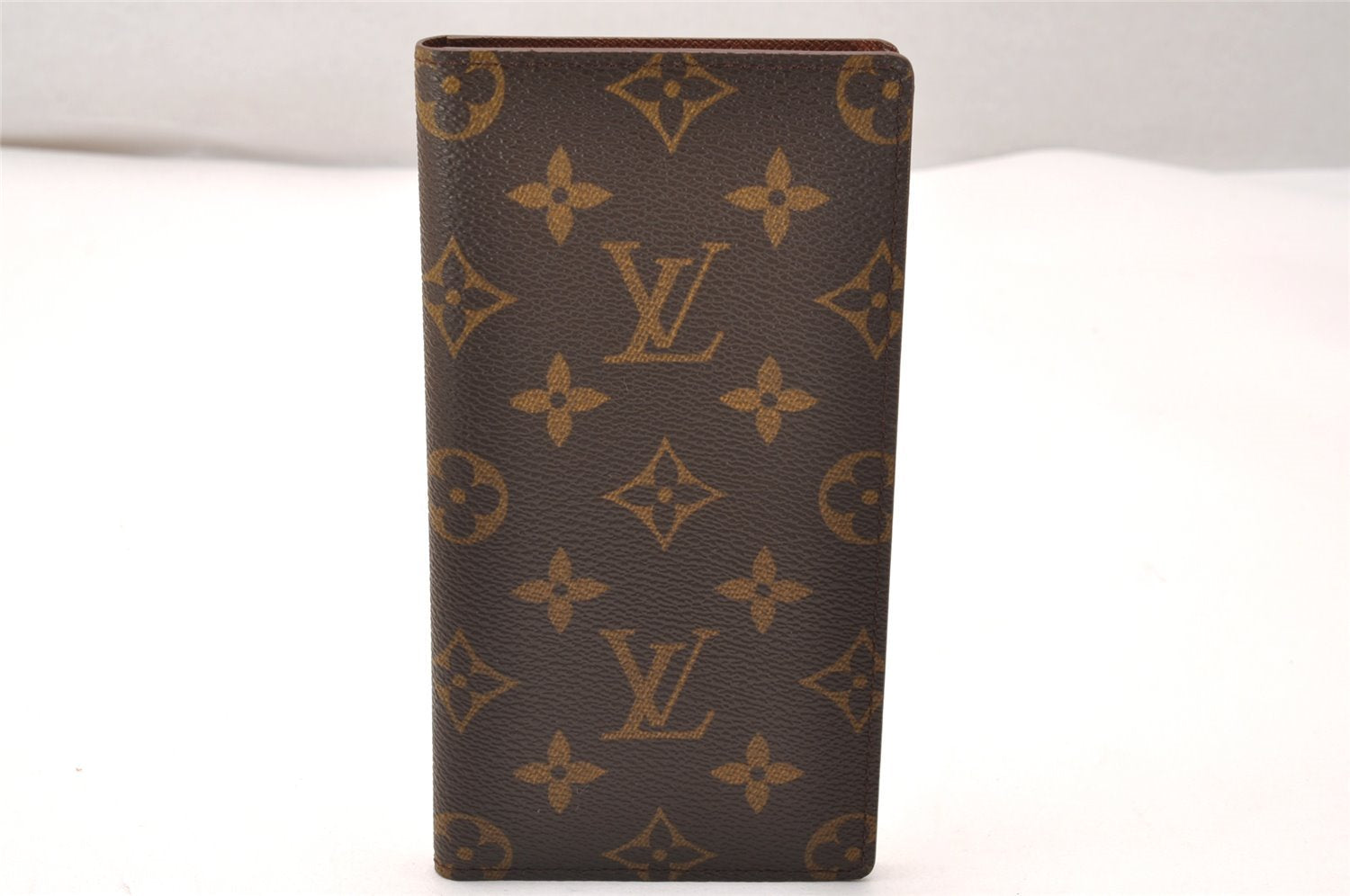 Auth Louis Vuitton Monogram Agenda Horizontal Notebook Cover R20008 LV 1259J