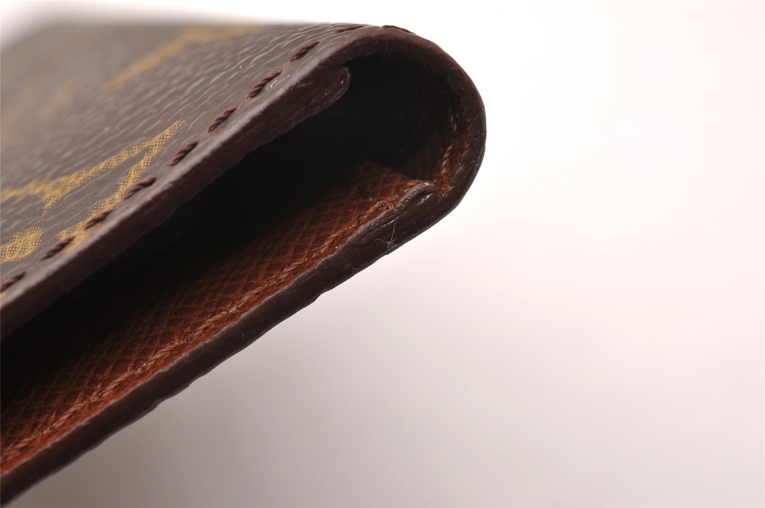 Auth Louis Vuitton Monogram Agenda Horizontal Notebook Cover R20008 LV 1259J