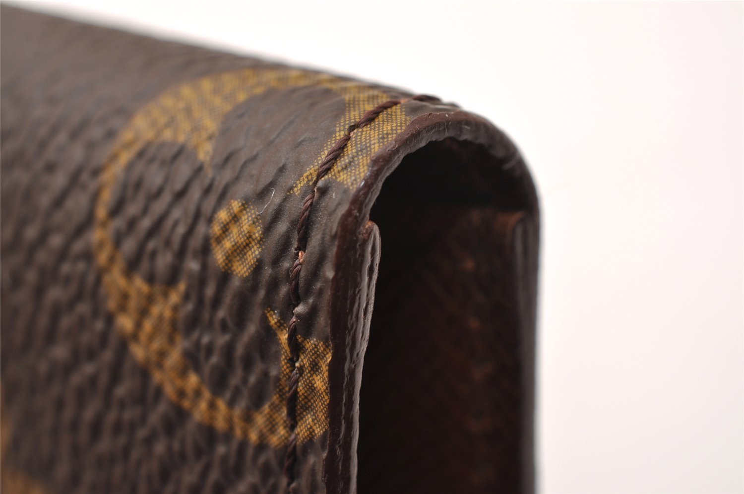 Auth Louis Vuitton Monogram Agenda Horizontal Notebook Cover R20008 LV 1259J