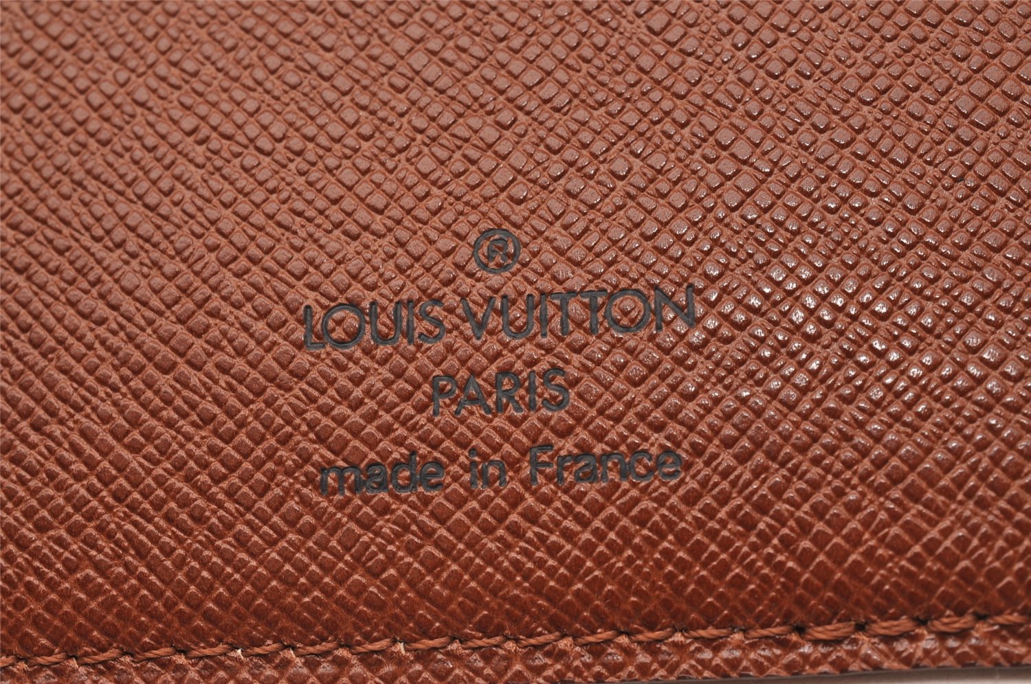 Auth Louis Vuitton Monogram Agenda Horizontal Notebook Cover R20008 LV 1259J