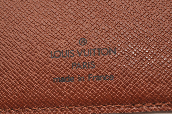 Auth Louis Vuitton Monogram Agenda Horizontal Notebook Cover R20008 LV 1259J