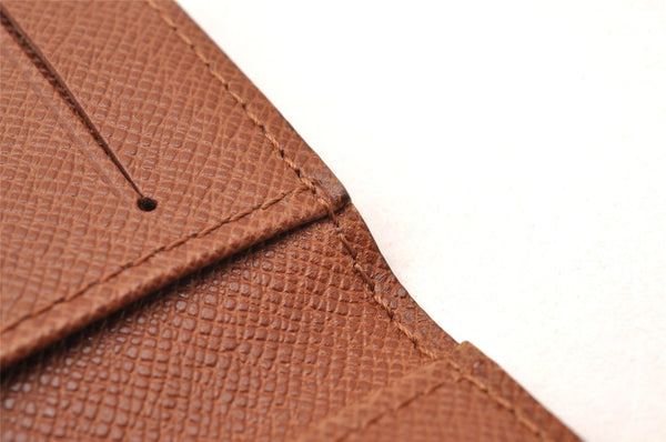 Auth Louis Vuitton Monogram Agenda Horizontal Notebook Cover R20008 LV 1259J