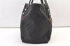Authentic GUCCI Sherry Line Tote Bag GG Canvas Leather 139260 Black 1260K