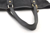 Authentic GUCCI Sherry Line Tote Bag GG Canvas Leather 139260 Black 1260K