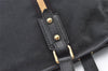 Authentic GUCCI Sherry Line Tote Bag GG Canvas Leather 139260 Black 1260K