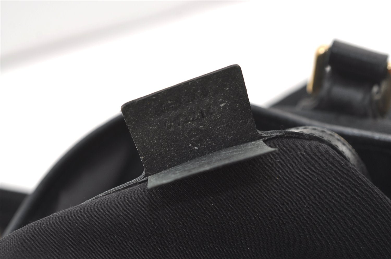 Authentic GUCCI Sherry Line Tote Bag GG Canvas Leather 139260 Black 1260K
