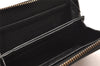 Authentic GUCCI Guccissima Coin Purse Pass Case GG Leather 154672 Black 1262J