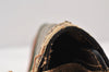 Authentic GUCCI Web Sherry Line Clutch Hand Bag GG PVC Leather Brown Junk 1263K