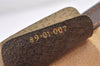Authentic GUCCI Web Sherry Line Clutch Hand Bag GG PVC Leather Brown Junk 1263K