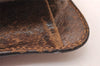 Authentic GUCCI Web Sherry Line Coin Case Purse GG PVC Leather Brown 1264J