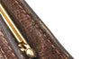 Authentic GUCCI Web Sherry Line Coin Case Purse GG PVC Leather Brown 1264J