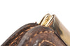 Authentic GUCCI Web Sherry Line Coin Case Purse GG PVC Leather Brown 1264J
