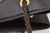 Authentic GUCCI Vintage Shoulder Tote Bag GG Canvas Leather 109141 Brown 1264K