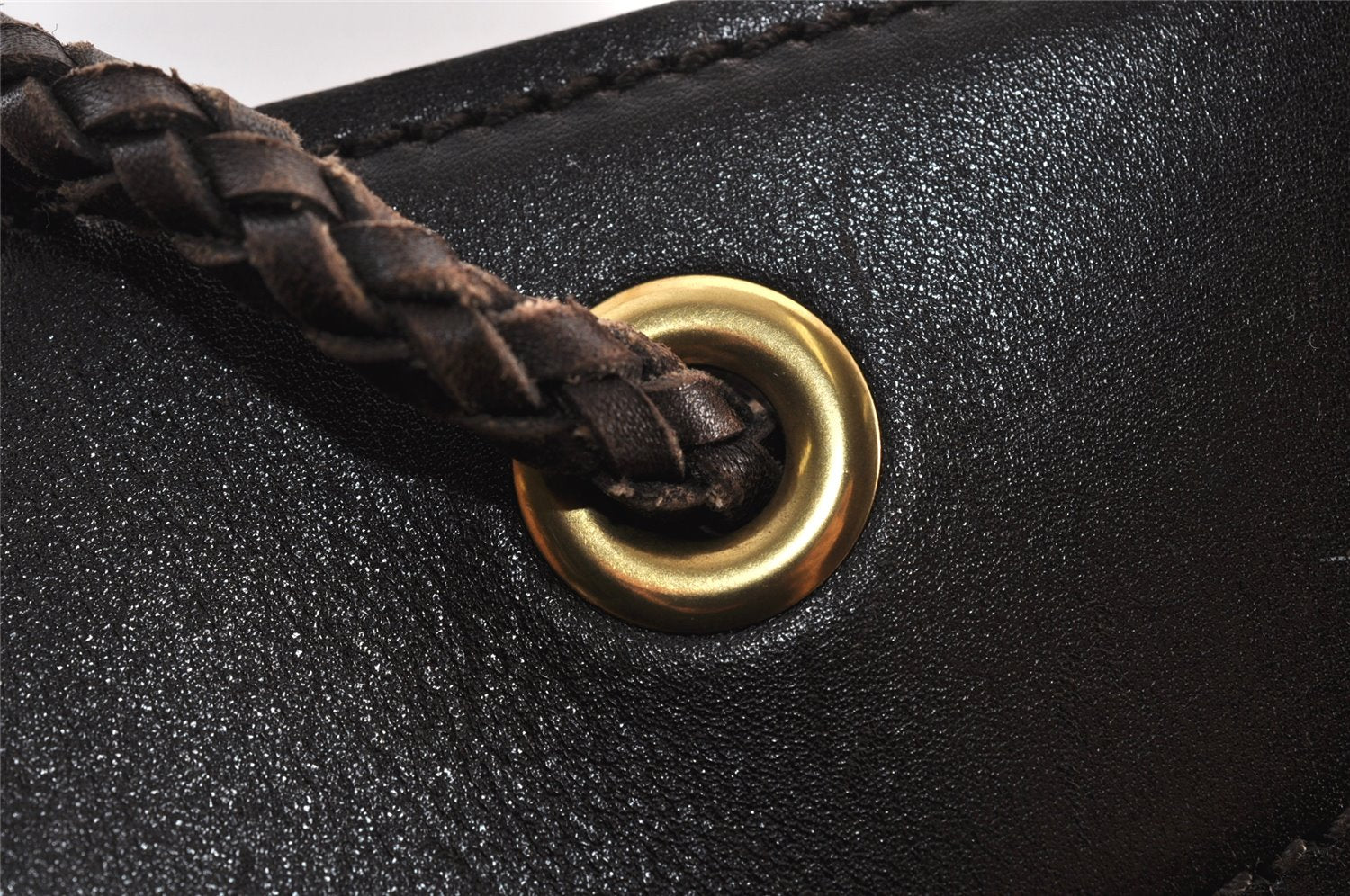 Authentic GUCCI Vintage Shoulder Tote Bag GG Canvas Leather 109141 Brown 1264K