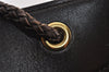 Authentic GUCCI Vintage Shoulder Tote Bag GG Canvas Leather 109141 Brown 1264K