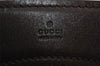 Authentic GUCCI Vintage Shoulder Tote Bag GG Canvas Leather 109141 Brown 1264K
