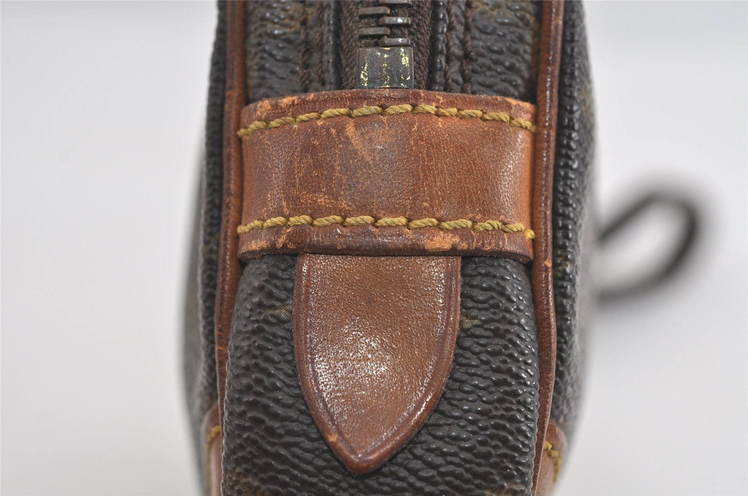 Authentic Louis Vuitton Monogram Marly Dragonne PM M51827 Clutch Hand Bag 1265I