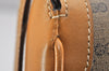 Authentic GUCCI Micro GG PVC Leather Shoulder Cross Body Bag Brown Junk 1265K
