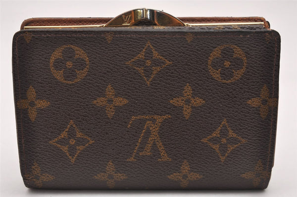 Auth Louis Vuitton Monogram Porte Monnaie Billets Viennois M61663 Wallet 1266J