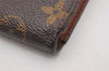 Auth Louis Vuitton Monogram Porte Monnaie Billets Viennois M61663 Wallet 1266J