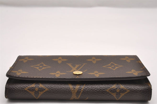 Auth Louis Vuitton Monogram Porte Monnaie Billets Tresor Wallet M61730 LV 1267J