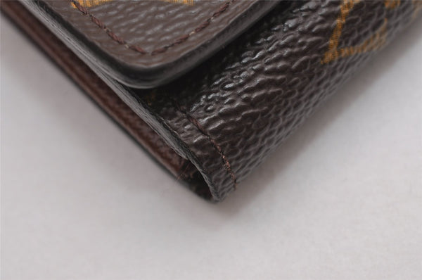 Auth Louis Vuitton Monogram Porte Monnaie Billets Tresor Wallet M61730 LV 1267J