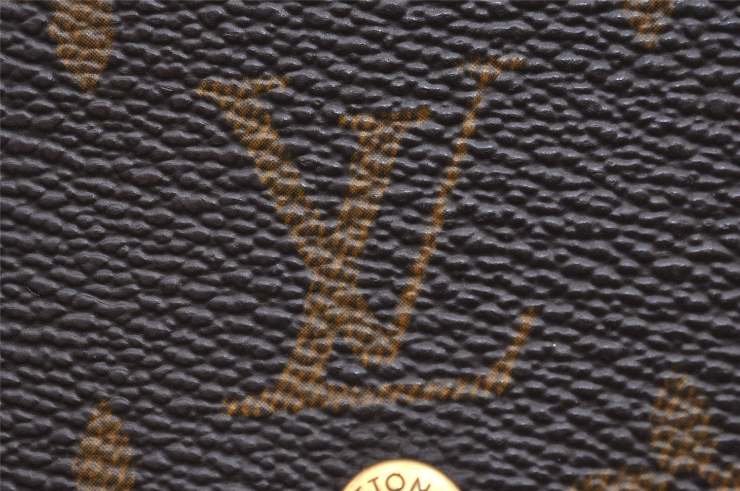 Auth Louis Vuitton Monogram Porte Monnaie Billets Tresor Wallet M61730 LV 1267J