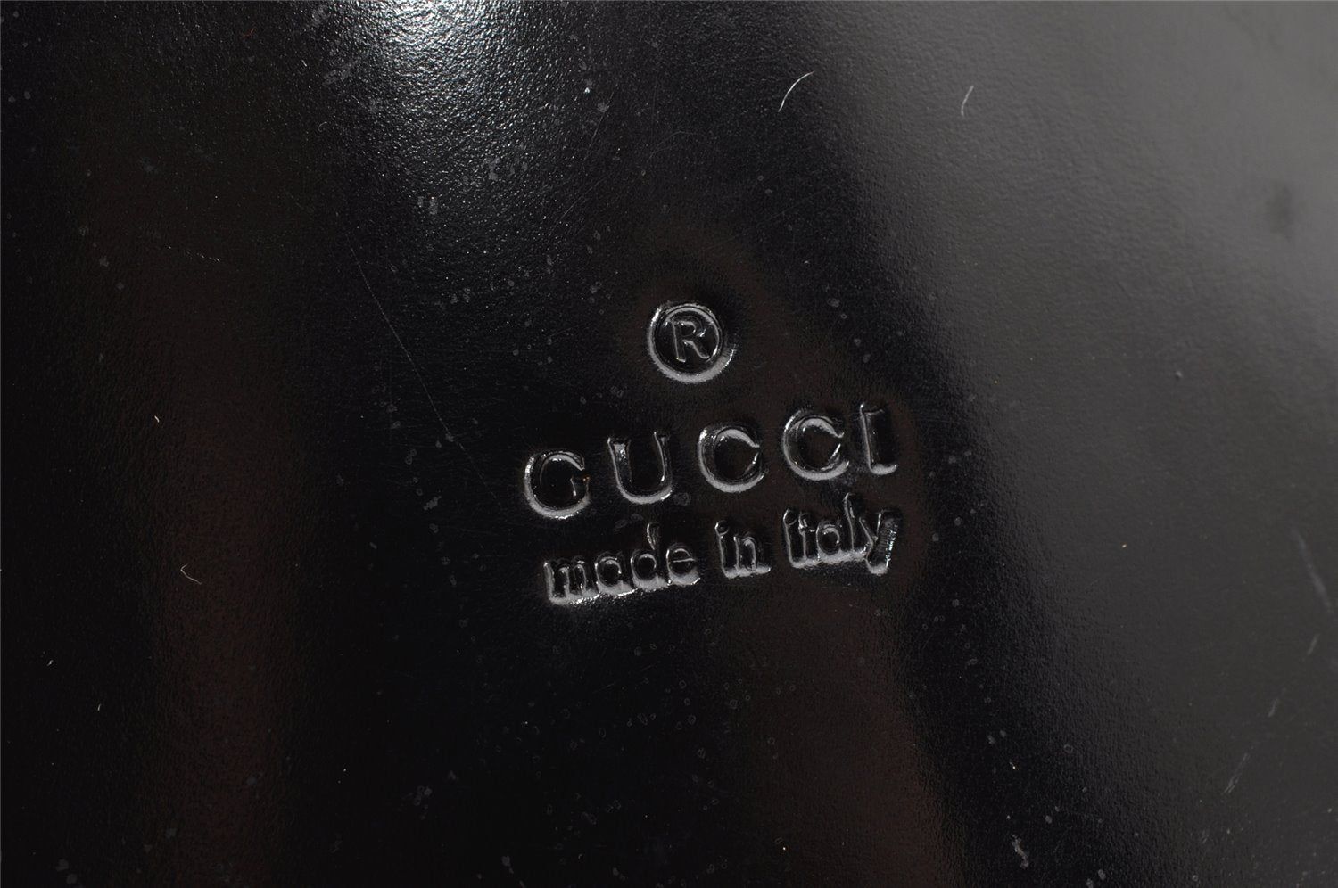 Authentic GUCCI Web Sherry Line Shoulder Cross Bag Purse Leather Black 1267K