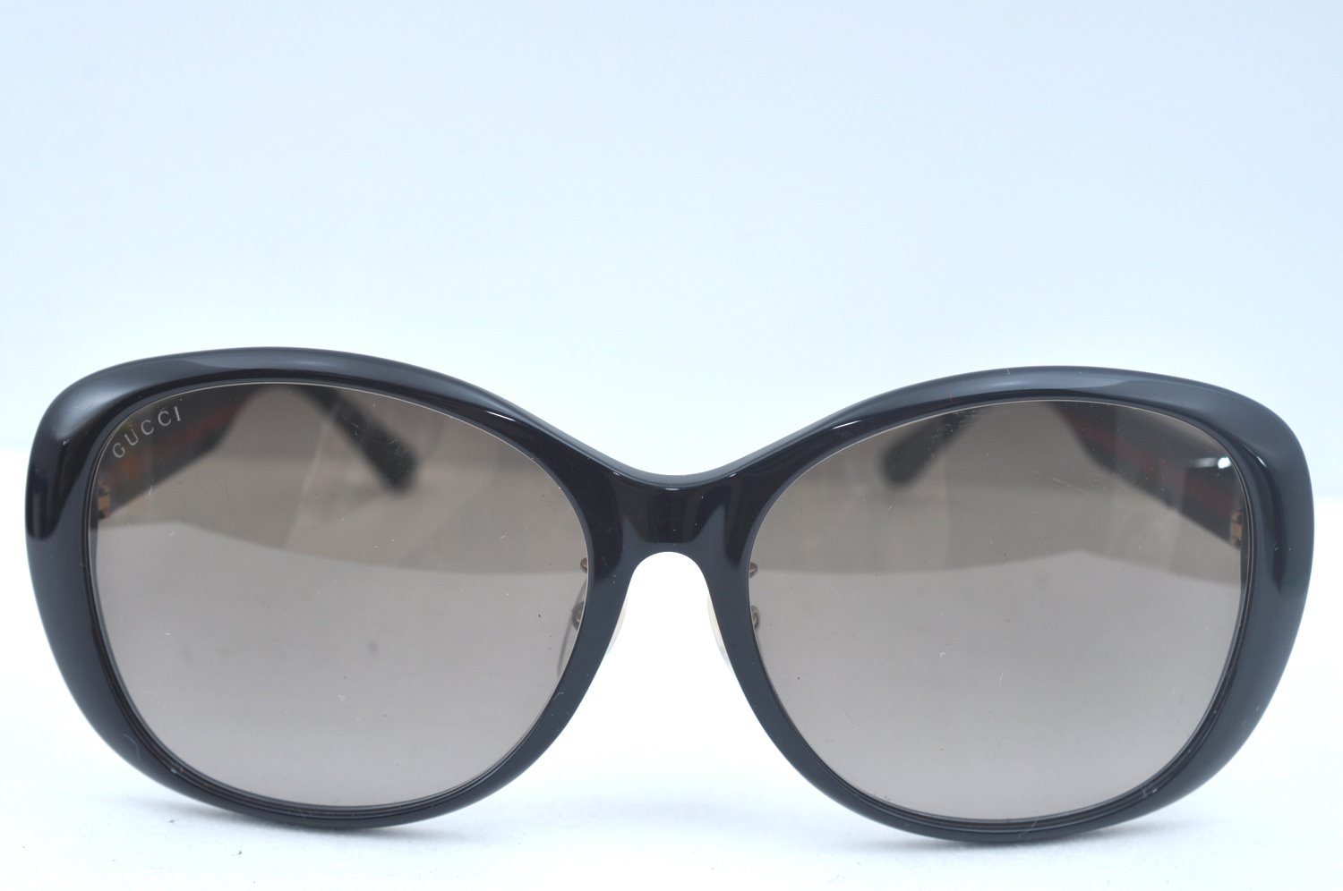 Auth GUCCI Web Sherry Line Interlocking Sunglasses Plastic GG0849SK Black 1268J