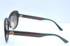 Auth GUCCI Web Sherry Line Interlocking Sunglasses Plastic GG0849SK Black 1268J