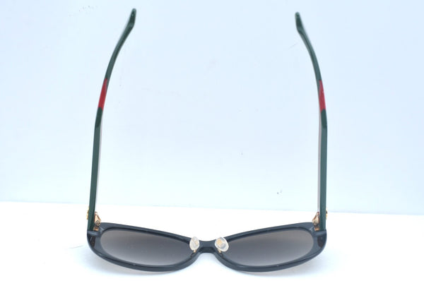 Auth GUCCI Web Sherry Line Interlocking Sunglasses Plastic GG0849SK Black 1268J