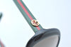 Auth GUCCI Web Sherry Line Interlocking Sunglasses Plastic GG0849SK Black 1268J