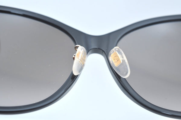 Auth GUCCI Web Sherry Line Interlocking Sunglasses Plastic GG0849SK Black 1268J