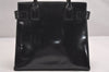 Authentic GUCCI Vintage 2Way Shoulder Hand Bag Purse Enamel Black Junk 1269I