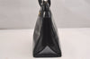 Authentic GUCCI Vintage 2Way Shoulder Hand Bag Purse Enamel Black Junk 1269I
