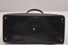 Authentic GUCCI Vintage 2Way Shoulder Hand Bag Purse Enamel Black Junk 1269I