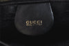 Authentic GUCCI Vintage 2Way Shoulder Hand Bag Purse Enamel Black Junk 1269I