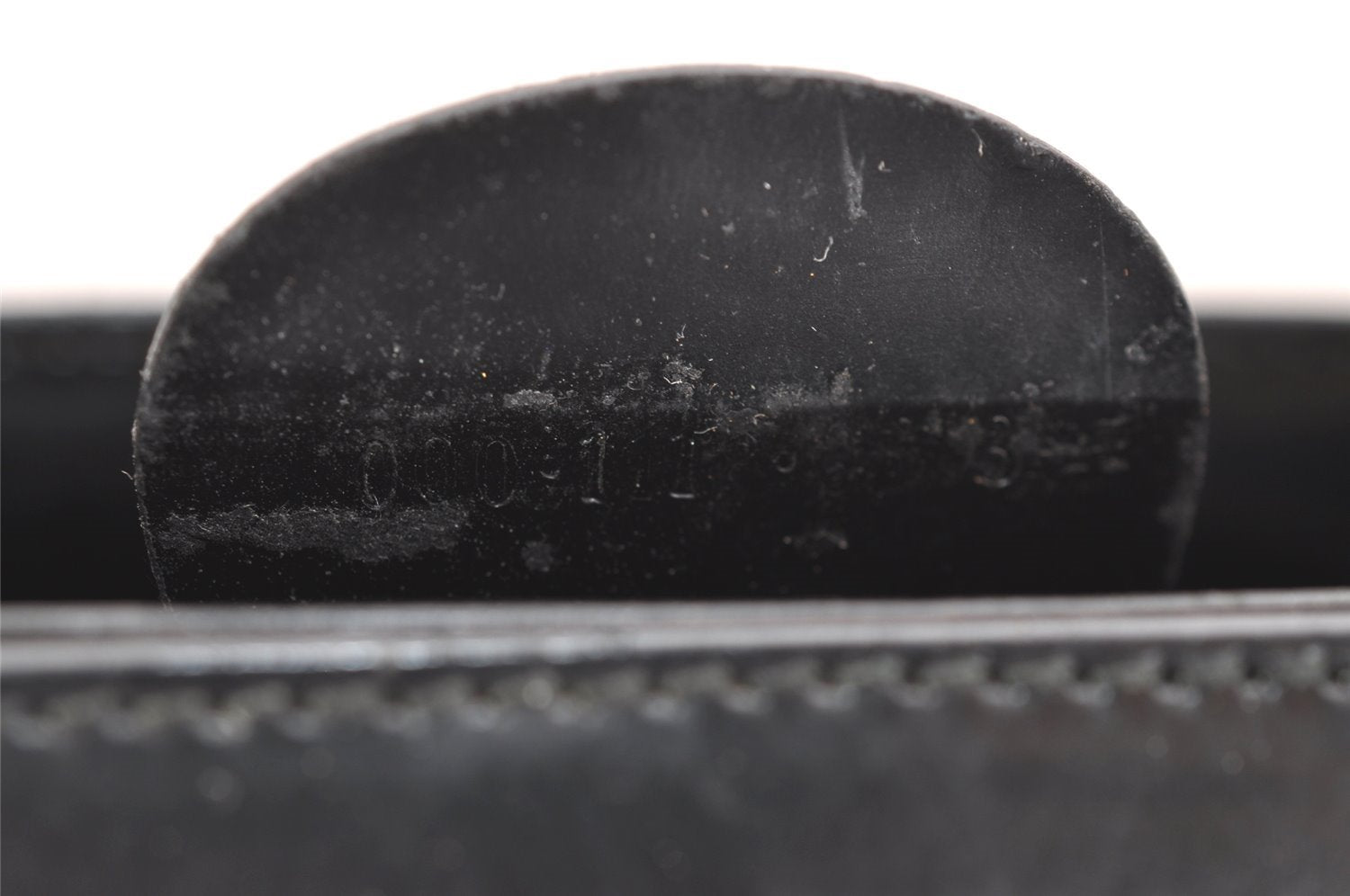 Authentic GUCCI Vintage 2Way Shoulder Hand Bag Purse Enamel Black Junk 1269I