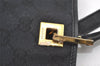 Authentic GUCCI Vintage Shoulder Tote Bag GG Canvas Leather 0021098 Black 1270K