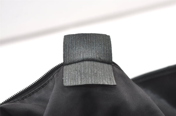 Authentic GUCCI Vintage Shoulder Tote Bag GG Canvas Leather 0021098 Black 1270K