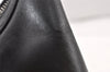 Authentic GUCCI Vintage Shoulder Hand Bag Purse Leather 0013814 Black 1271K