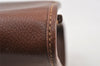 Authentic GUCCI Vintage Clutch Shoulder Bag Purse Leather Brown Junk 1272K