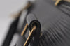Authentic Louis Vuitton Epi Alma PM Hand Bag Black M40302 LV 1273I