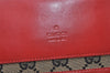 Authentic GUCCI Shoulder Cross Body Bag GG Canvas Leather Brown Black 1273K