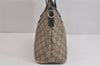 Authentic GUCCI 2Way Shoulder Hand Bag GG PVC Leather 353440 Brown 1278J