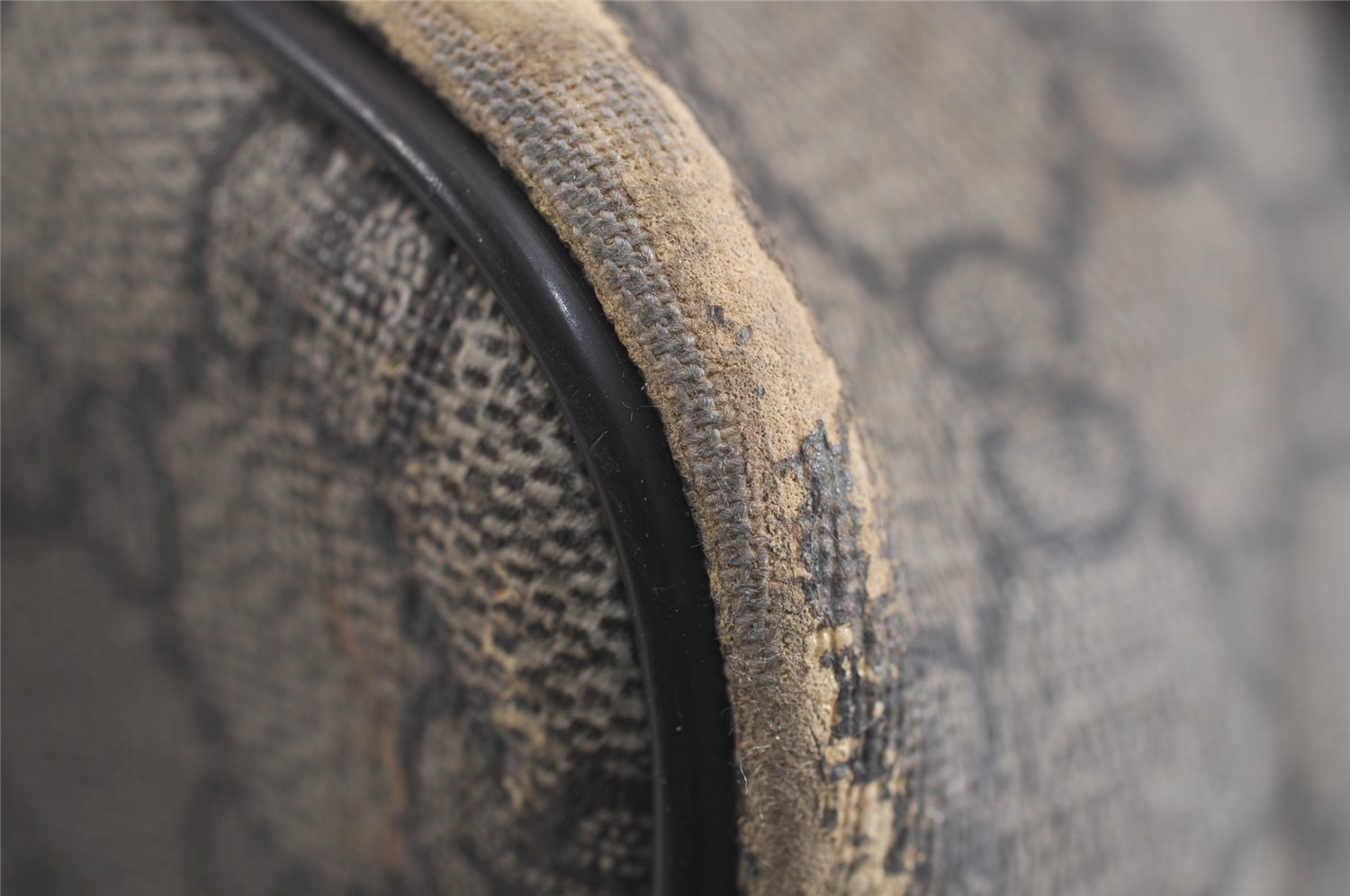 Authentic GUCCI 2Way Shoulder Hand Bag GG PVC Leather 353440 Brown 1278J